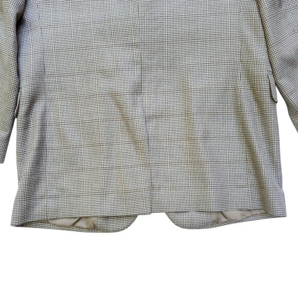 JoS. A. Bank Signature Collection Silk Wool Houndstooth Sport Coat Blazer 40R - Picture 11 of 16